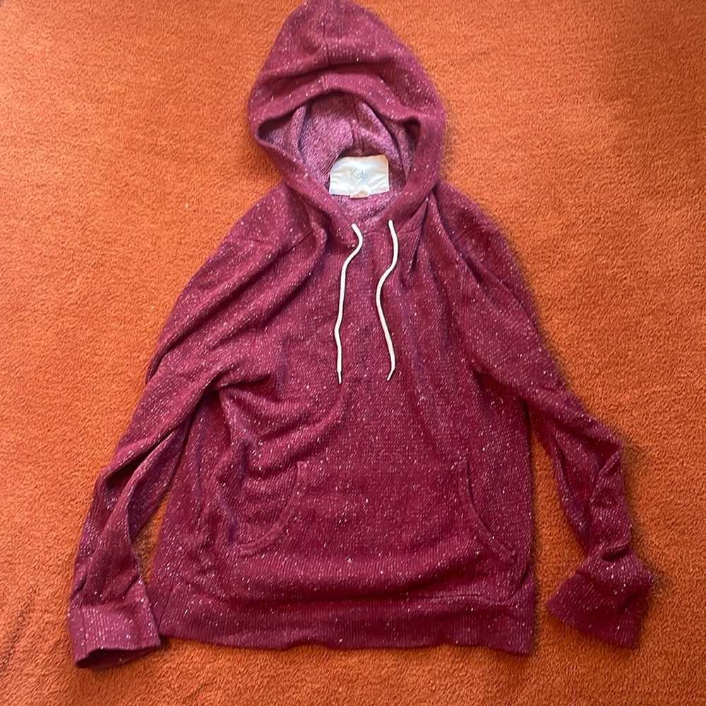 Urban Outfitters Koto marled red hoodie medium